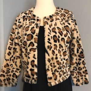 Calvin Klein Cheetah Shrug